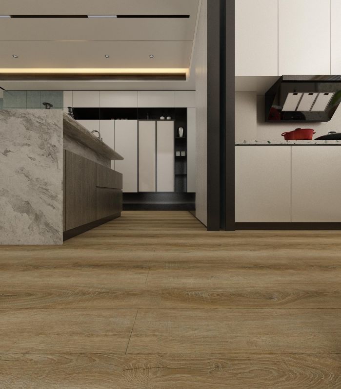 When compared to the alternatives, laminate, LVT, and WPC flooring, making SPC a great flooring choice for kitchens and even laundries.