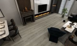 SPC flooring offers a variety of styles and colors in either tiles or sheets for those on a budget.