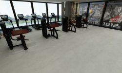 Phòng tập Gym được hoàn thiện bởi mẫu sàn SPC SA 122 của An Cường