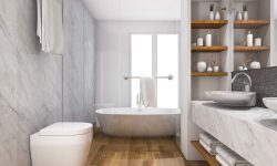 The priority when choosing bathroom flooring materials is waterproof and durable