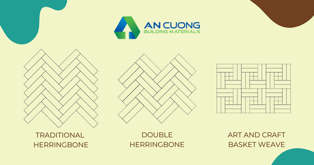 (Styles of An Cuong Herringbone SPC flooring)