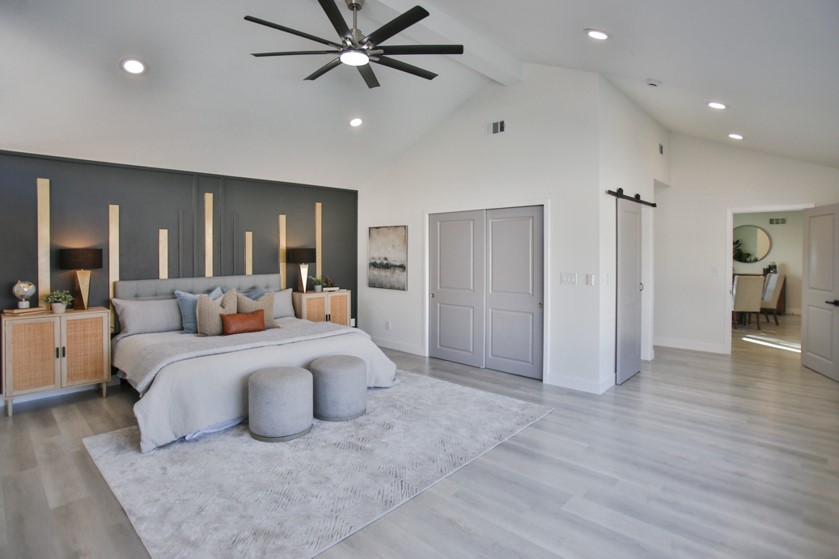 Sàn SPC An Cường được ứng dụng tại công trình nhà ở tại California, Mỹ.