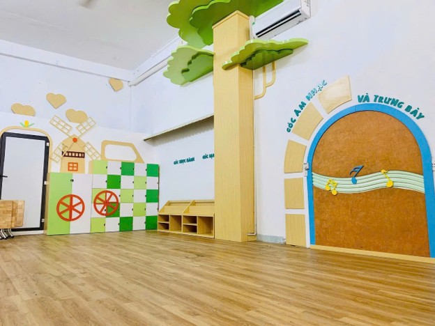Sàn LVT An Cường sử dụng trong không gian trường học