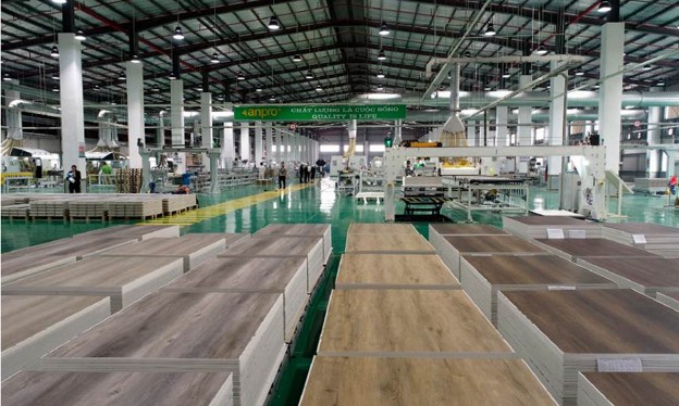 Nhà máy sản xuất sàn LVT