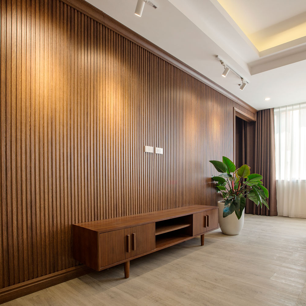 Tấm lam ốp An Cường thiết kế phù hợp với không gian sống